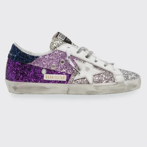 COPY - *Authentic*Purple Glitter Golden Goose - Picture 1 of 7
